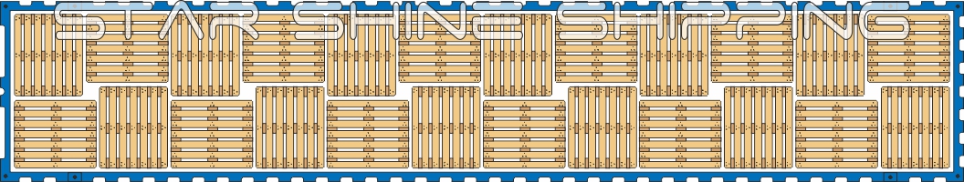 24 standard pallets in a 45 foot container (1000х1200mm)